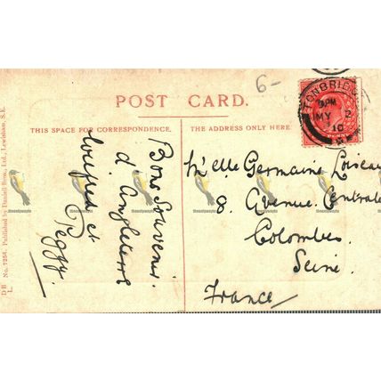 Hadlow Castle, Near Tonbridge, Kent, Rare Daniell Bros Postcard, 1910