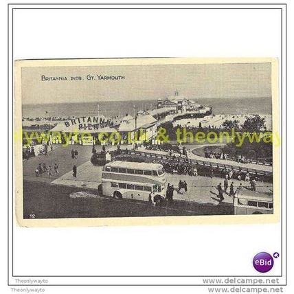BRITANNIA PIER, GREAT YARMOUTH, NORFOLK, ENGLAND, Postcard