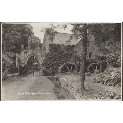 Old Mill, Dunster, Somerset, 1959 - Sweetman RP Postcard