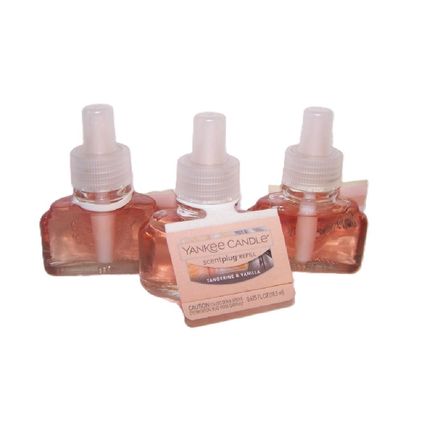 Tangerine & Vanilla ScentPlug Home Fragrance Refill Bulb 3 Pack Yankee Candle
