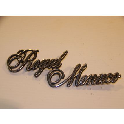1975 76 77 DODGE ROYAL MONACO EMBLEM OEM #3811506