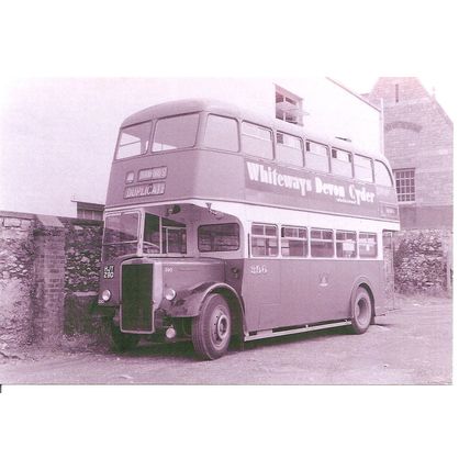 Black & White Photograph of Plymouth Corporation Transport - HJY 290