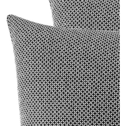 Laura Ashley Home-Euro Sham Set-26"L x 26"W-100% Cotton-BLACK-NEW-SEALED-FAST