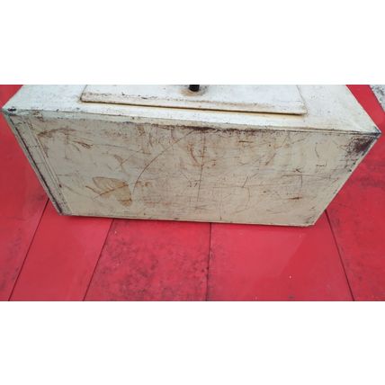 vintage barbers sterilizing cabinet sterilising 240v shelves port hole door rare