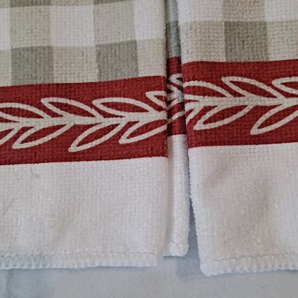 Home Collection HAPPINESS IS HOMEMADE Kitchen TOWEL SET Oven Mitt Pot Holder