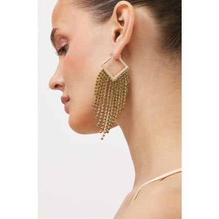 KAREN MILLEN Diamanté Drop Earrings NEW