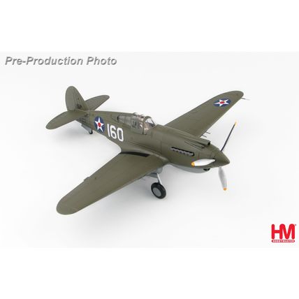 CURTISS P-40B WARHAWK USAAF 15TH PG 47TH PS WHITE 160- HOBBY MASTER HA9201 1/48