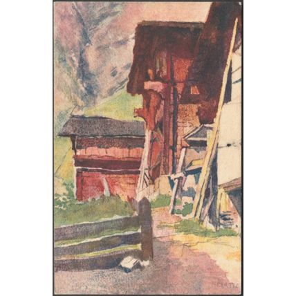 Francis Portier - Loèche, c.1920 - Vouga CPA