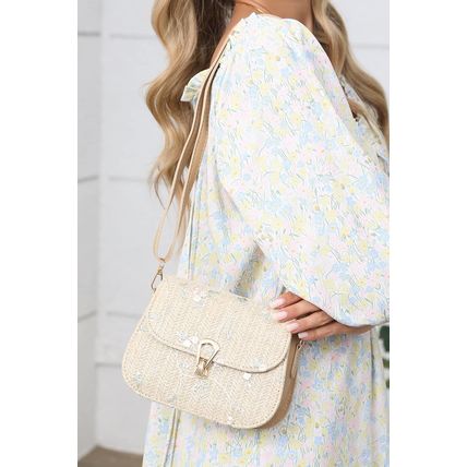 Jet Stream Delicate Weave Detail One Shoulder Bag