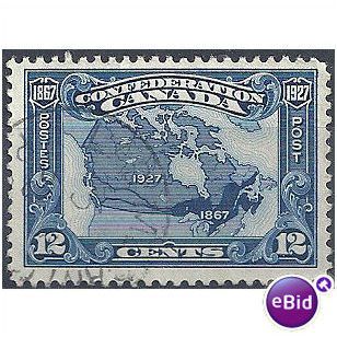 Canada 1927 SG270 12c Blue Very Fine.Used.