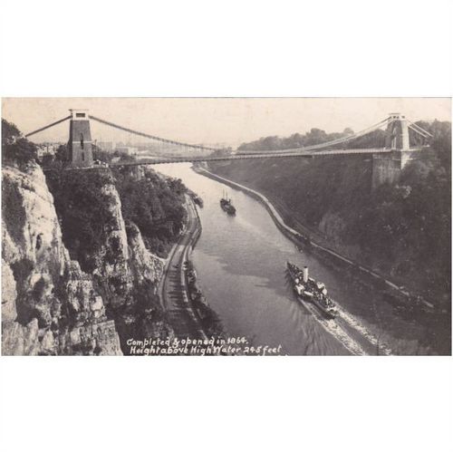 Clifton Suspension Bridge Somerset Postcard (Sm70993)