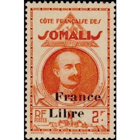 French Somali Coast Cote Francaise Des Somalis 2f Mounted Mint MM SG 336 stamp