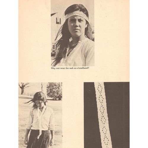 Crochet Sash Pattern Diamond Pattern Sash