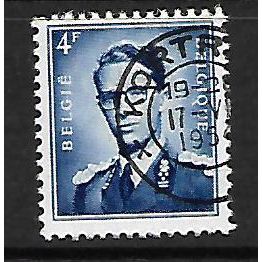 BELGIUM 1953 KING BAUDOUIN 4F BLUE SG 1459 FINE USED
