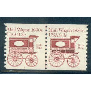 1903 9.3c Mail Wagon Fine MNH Dry Gum CNP Left 1 W0153