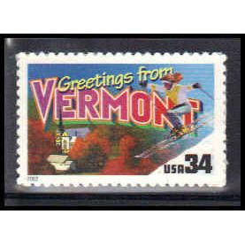 3605 34c Vermont Fine MNH V2847