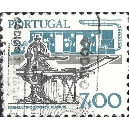 PORTUGAL, Old and modern, printing, white 1978, 7Esc, #3