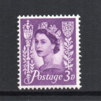 Jersey - 1958-67 - 3d Deep Lilac (sg10) Mint Never Hinged