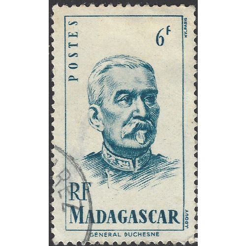 MADAGASCAR, General Duchesne (1837-1918), blue 1946, 1F50