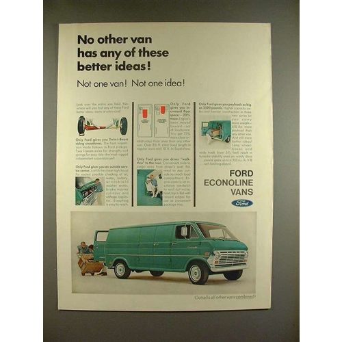1969 Ford Econoline Van Ad - No Other Has Better Ideas