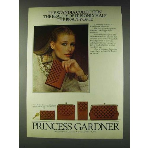 1978 Princess Gardner Scandia Stasher/Checkbook Ad