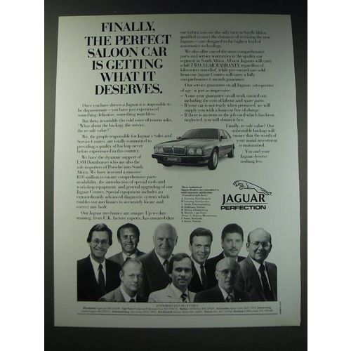 1987 Jaguar Cars Ad - Finally getting what it deserves