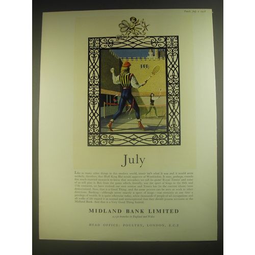 1958 Midland Bank Ad - July