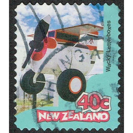 New Zealand 1997 Curious Letterboxes 40c Multicoloured S/Ad SG2071 FU
