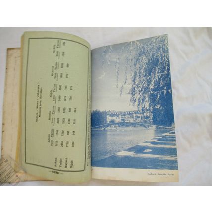 TCDD Turkey Train Timetable Amtliches Kursbuch TÜRKEI Indicateur officiel 1953