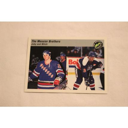 Joby Messier Mitch Messier 1993 Classic Pro Hockey Prospects NO. 76 CHECKLIST