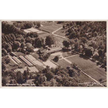 Riddersviks Gard Old Swedish Hotel Guest House RPC Postcard