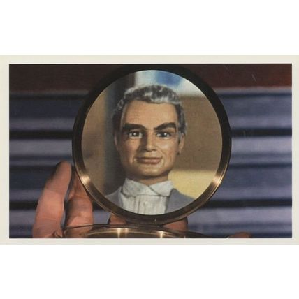 Lady Penelope Powder Compact Radio Thunderbirds TV Show Postcard