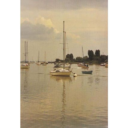 River Crouch South Woodham Ferrers Chelmsford Boat Ship Lake Postcard