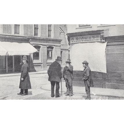 Policeman at Old Romford Essex in 1910 Postcard
