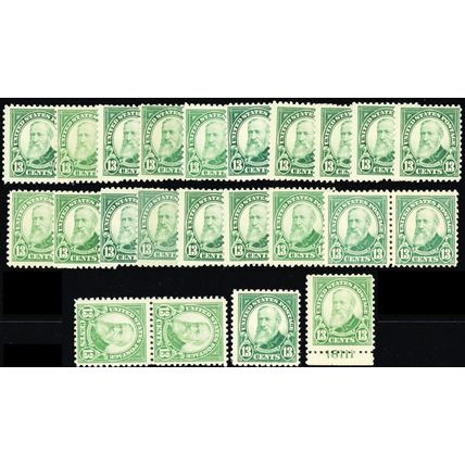 622, Mint FVF NH 13¢ - WHOLESALE Lot of 49 Stamps CV $931.00 * Stuart Katz