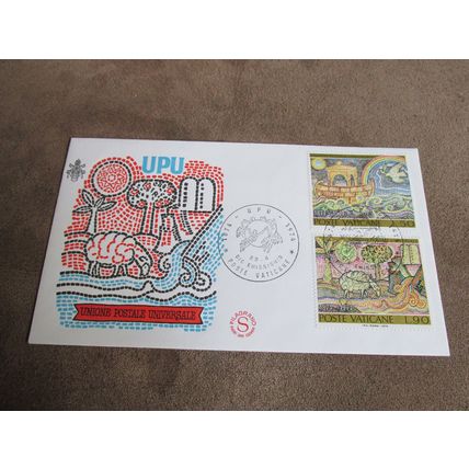 1974 Vatican FDC Postal Cover - Religious Art