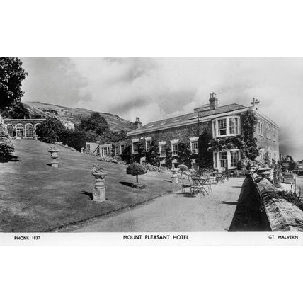 MOUNT PLEASANT HOTEL - Gt Malvern - Advertising Original Postcard (HHH)