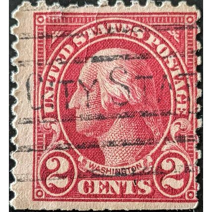 STAMP UNITED STATES SG634 1923 2c George Washington Used