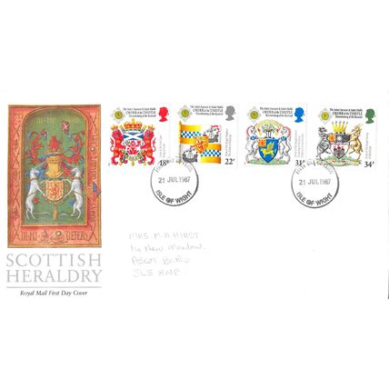 1987 Scottish Heraldry UnAddressed HRD4