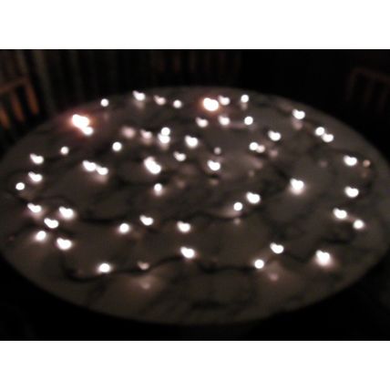 80 Bulb ~9m String of Warm White Christmas Tree Lights Indoor xmas fairy nonled