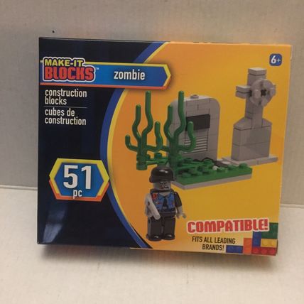 NEW Make It Blocks Zombie Sets - 106 pieces