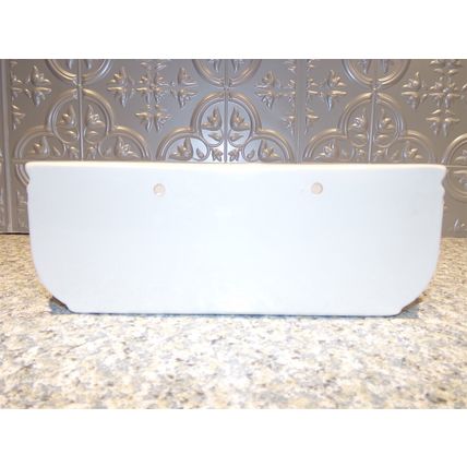Vintage Lefton 3262 White Grape Wall Pocket Vase Planter