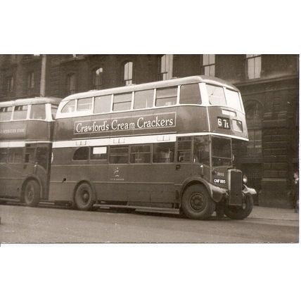 Black & White Photograph of Manchester Corporation Transport - GNF 885