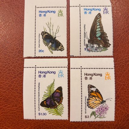 HONG KONG 1979 QEII Butterflies set of 4 SG 380-383 NMH mint Stamps