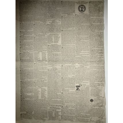 THE NEW-YORK STATESMAN, January 15, 1825 - NY Governor DeWitt Clinton's copy