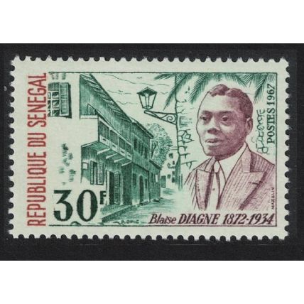 Senegal Blaise Diagne statesman 1967 MNH SG#354