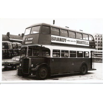 Black & White Photograph of Plymouth Corporation Transport - GJY 922
