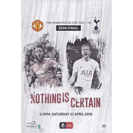 MANCHESTER UNITED v TOTTENHAM HOTSPUR FA CUP SEMI-FINAL 2018