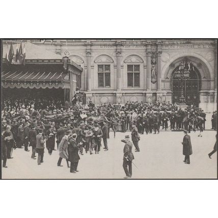 Visite de SM Alphonse XIII, L'Hôtel de Ville, Paris, 1905 - L'Hôpital CPA