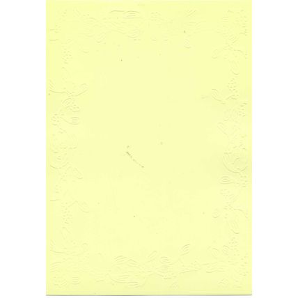 5"x7" Embossed Card. 10 Sheets. Mistletoe (28). Cardmaking Scrapbooking Crafts